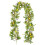 6.06ft Easter Egg & Flower Garland, Faux Plastic Greenery, 2