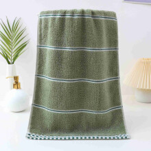 Serviette de bain en coton, séchage rapide, non pelucheuse, 73 x 34 cm, verte