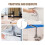1 Set of Quick-open Wall Mount Faucet Copper Silver for Use 4