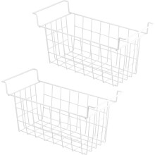 Paniers métalliques avec poignées pour congélateur coffre, 44,5 cm (17,5 pouces), lot de 2