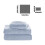 Flannel Sheet Set Queen Size Sky Blue 9163 in 3