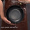 Uncoated Cast Iron Wok Round Bottom with Lid 4