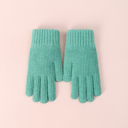 Winterstrickhandschuhe mit Fleecefutter, winddicht, 1 Paar 1