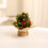 Mini Christmas Tree with Red Berries and Pine Cones 5.12 in 5