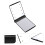 Handheld Black LED Beauty Mirror Foldable for Easy Travel and Makeup 7