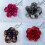 Broche francés negro con forma de flor, 14 cm. 3