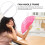 White plastic hand fan frame slats foldable 1 set 4