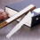 White plastic hand fan frame slats foldable 1 set 8