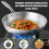 Hammered Stainless Steel Wok Scallion Patterned Fried Egg, Fried Steak Home Gift 4
