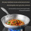 Stainless Steel Wok with Scallion Pattern 1 pcs 5