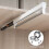 Extendable Clothes Rail with Pull Out Hangers, Adjustable Telescopic Bar, 40cm, White 3