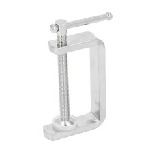 M C Clamp, 60 mm de espesor, 42 mm de profundidad, acero A3, plateado