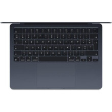 Apple - MacBook Air M3 de 13,6" (2024) - RAM 8Go - Almacenamiento 512Go - Medianoche - AZERTY (2024) - Reacondicionado - Muy buen estado - Refurbished