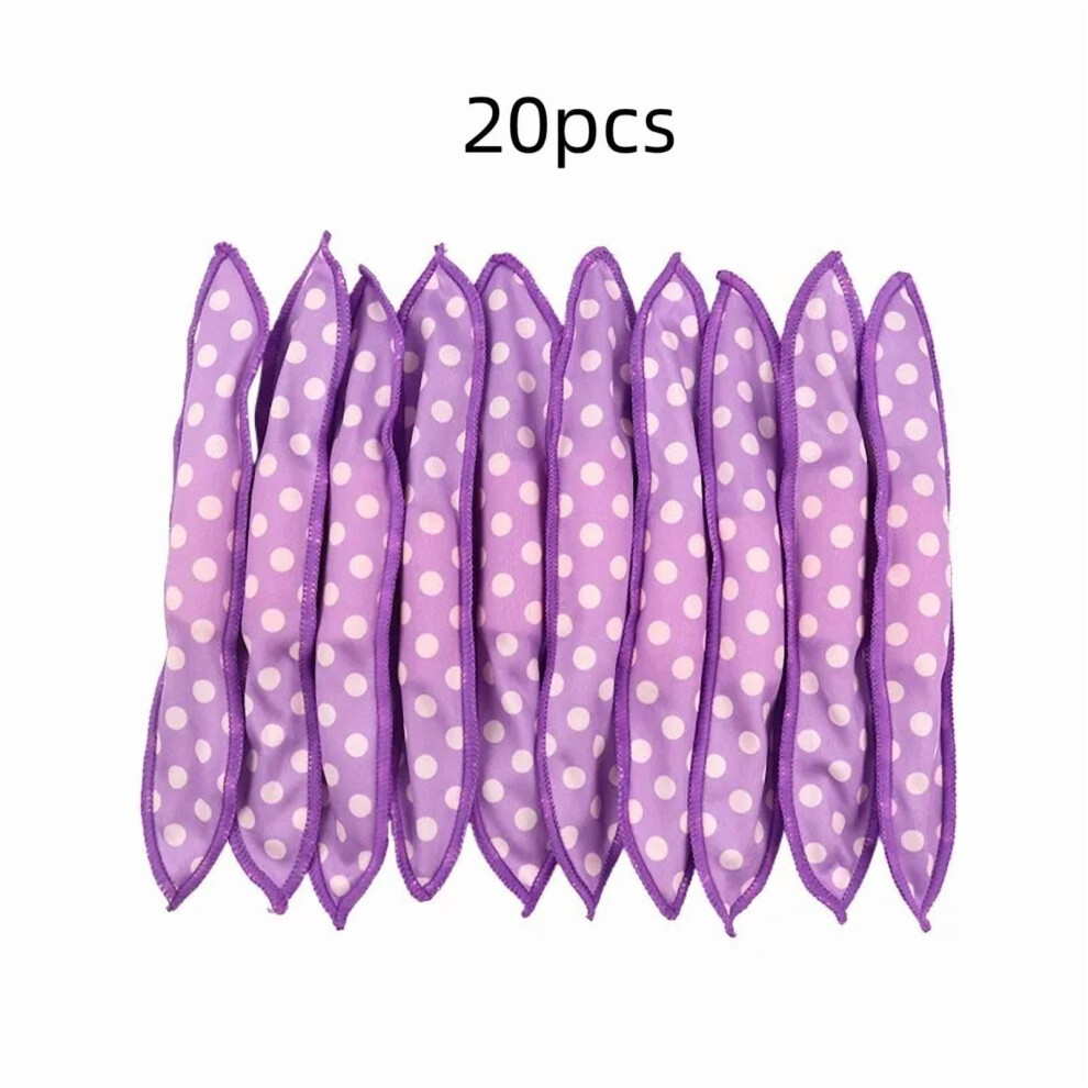 20pcs/lot Foam Rollers Hair Curlers Heatless Soft Pillow Hair Rollers Set Flexible Foam Sponge Hair Care DIY Hair Styling Tools