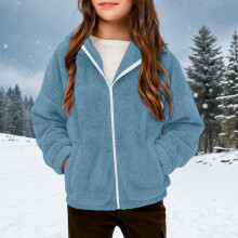 Soft And Cozy Fleece Zip Up Jacket For s Warm Outerwear For Cold Weather And Kids Pullover With Pockets For Playground School