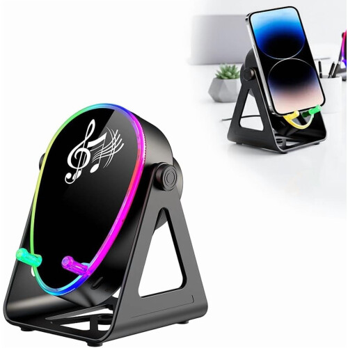 Draadloze Bluetooth-luidspreker met telefoonhouder 5-in-1