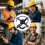 4 Point Hard Hat Replacement Ratchet Suspensio Directly Replace - Adjustable Knob, Easy Installation 7