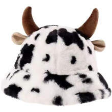 Cappello a secchiello morbido e caldo, regolabile, per donna.