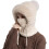 Gorro de invierno de forro polar con máscara y bufanda integradas. 1