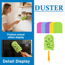 360 Electrostatic Duster with 10 Replacement Heads – Washable, Reusable Microfiber Refills for Home & Car – Compatible with Standard Handles