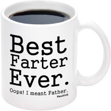 Gifts for Dad - Best Father Ever Mugs, Dad Gifts, Mugs Gifts for Father, Birthday Gifts, Father Mug, 11 fl oz White Coffee Mugs Ceramic Mug Tea Cup