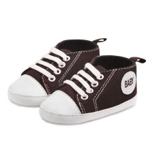 Baby Shoes,Baby Canvas Shoes Breathable Soft Sole First Lightweight Flexible Non Sneakers Toddler Boys Girls,Baby Girl Shoes,Coffee,9-11 Months