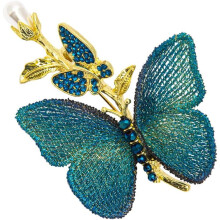 Biorán Bráisléid Rhinestone Féileacán do Mhná