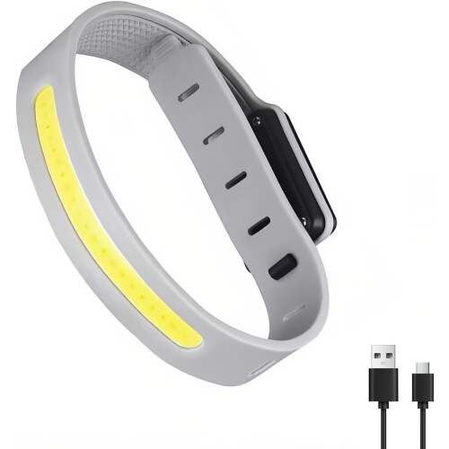 Rechargeable COB Running Armband with Reflective Bands 1 1
