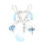 Child Walking Leash Harness – Breathable Fabric, 1