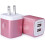 USB-väggladdare med dubbla portar 2.1A 2-pack 1