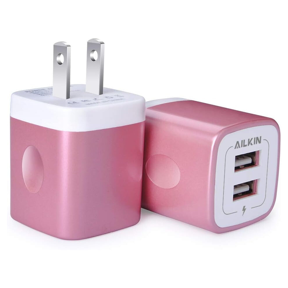 Usb Wall Charger Dual Port 2.1A 2-Pack 939152494583