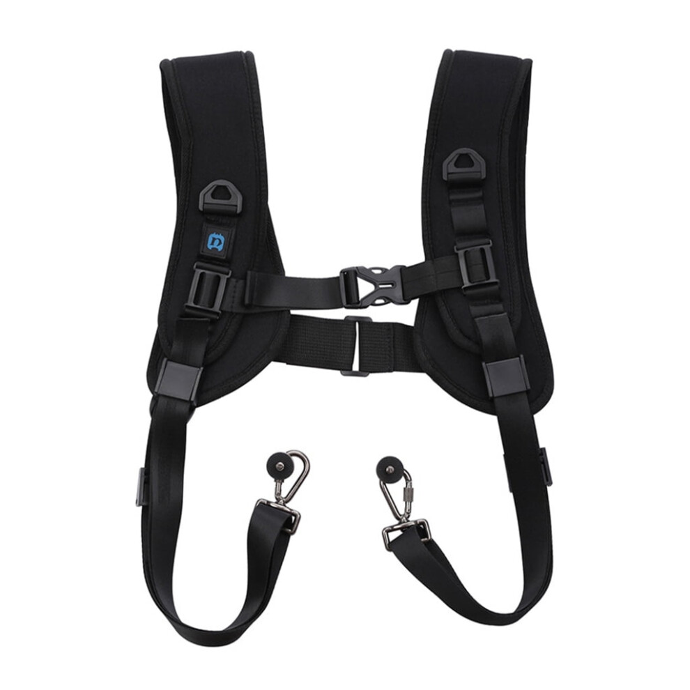 Double Shoulder Camera Harness Straps Adjustable Quick Release For Dslr Cameras With Tethers 9425574203274