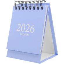 Pöytäkalenteri 2026 Mini seisova, kääntyvä, päivittäinen repäisykalenteri kotitoimistoon, luokkahuoneeseen, musta