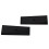 2Pcs 2" Wide 4Degree Steel Leaf Spring Degree Shims Black 1