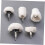τεμάχια λευκός τροχός στίλβωσης με λαβή για στίλβωση ανοξείδωτου χάλυβα, 7
