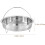 Stainless Steel Steamer Basket, 8.6", with Handle, Multi-Functional Steamer Insert for Pot 2