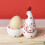 Boutique Chicken Print Ceramic Eggs Holder Storage Cup Easy Tool Breakfast Table Decoration Home Decoration Eggs Cup 4