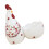 Boutique Chicken Print Ceramic Eggs Holder Storage Cup Easy Tool Breakfast Table Decoration Home Decoration Eggs Cup 6