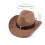 Καπέλο Western Cowboy με έθνικ στυλ από μάλλινο μεσαίο γείσο, καπέλο για κοστούμια 3