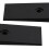 2Pcs 2" Wide 4Degree Steel Leaf Spring Degree Shims Black 3