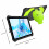 HD 7 inch Android Tablet IPS High Definition Screen WiFi Bluetooth Voice Call Game Video Learning Tablet Function, Slim, Light, Durable Design, Green 2