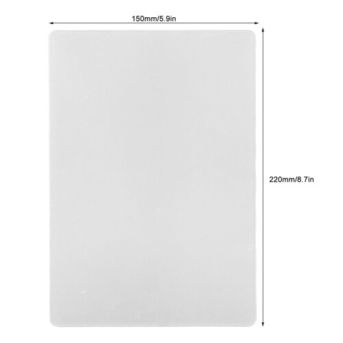 Lastra acrilica trasparente 220 x 150 x 3 mm, 2 pezzi 1