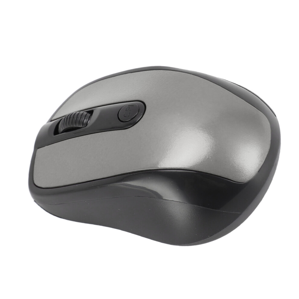 Wireless Optical Mouse 2.4G Ergonomic High Sensitivity For Notebook Pc Silver 6911385935211