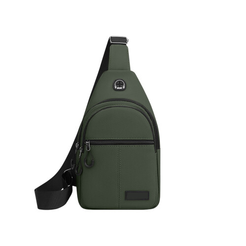 Bolsa transversal de nylon impermeável com alça ajustável. 1