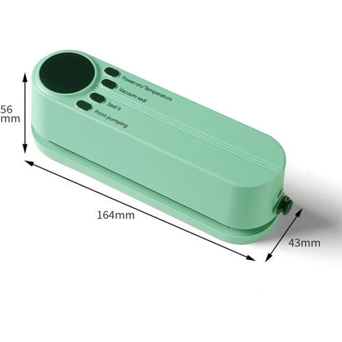 Machine de mise sous vide portable verte 1