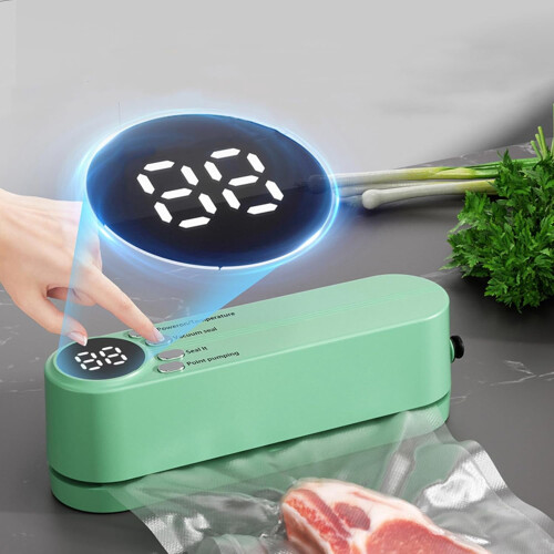 Machine de mise sous vide portable verte 2