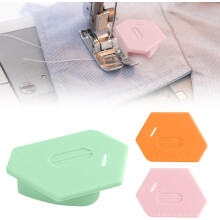 1 Set Magnetic Seam Guide for Sewing Machine – Multifunctional Polygonal Hemmer with Scale, Compatible with Magnet Making Machines (3 pcs)