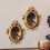 Vintage-Bilderrahmen in Ovalform, Goldharz, Barockdesign 2