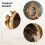 Vintage-Bilderrahmen in Ovalform, Goldharz, Barockdesign 3