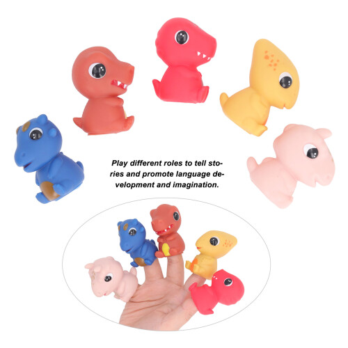 1241 Marionnette pour doigt dinosaure 1 pièce Taille unique Multicolore 2